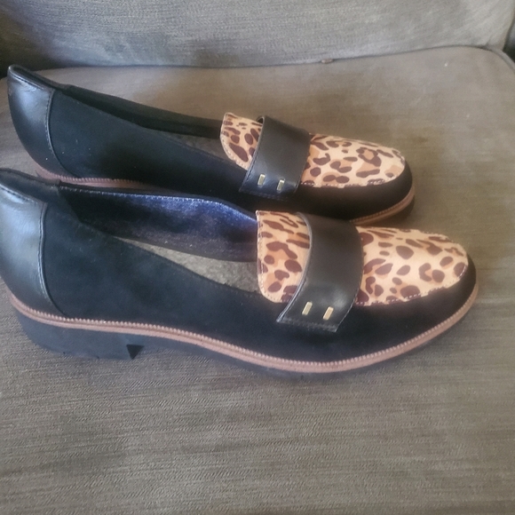 Dr Scholls Animal Print Loafers, Size 10 - Picture 2 of 7